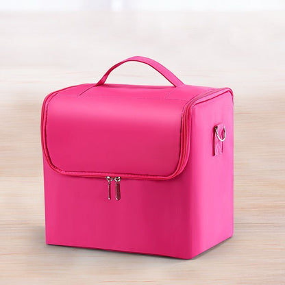 Cosmetic Bag Case Beauty Tool Bin Makeup Organizer Large Bag 20*26*28 CM Zipper