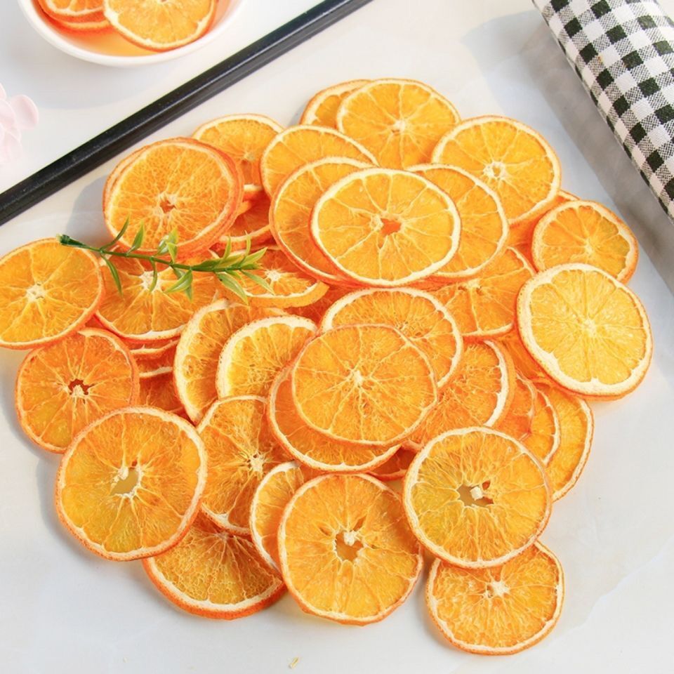 Dried Orange Slices, Plant Based Decors, 100% Naturally Dried Orange Fruit Tea