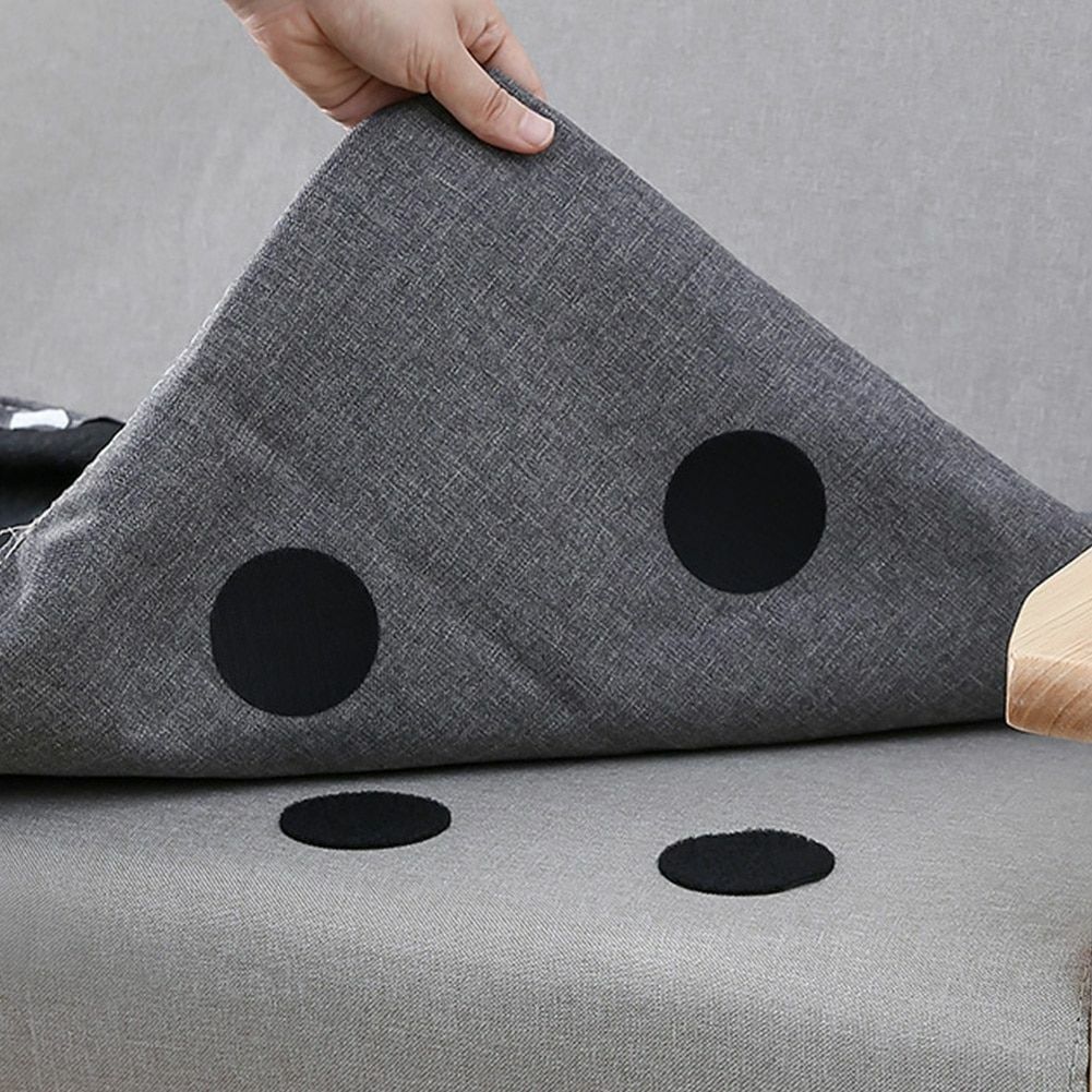 20pcs/10 Pairs Anti Curling Carpet Tape Rug Gripper Secure Sheets Corners Flats