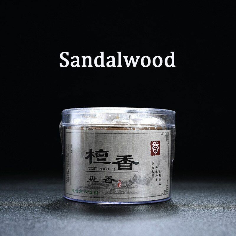 4 Hour Incense Coil Tibetan Sandalwood Wormwood Jasmine Home Aromatic Fragrances