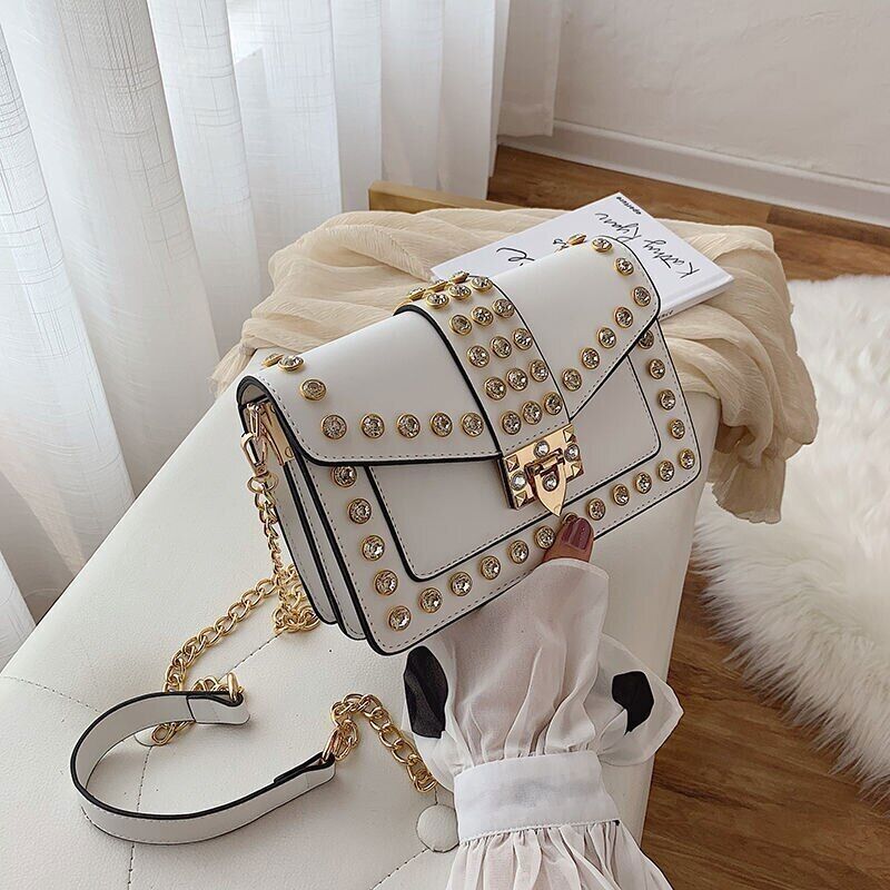 Women's Handbags Famous Bag Bags PU Leather Lock Women Shoulder Crossbody Bag