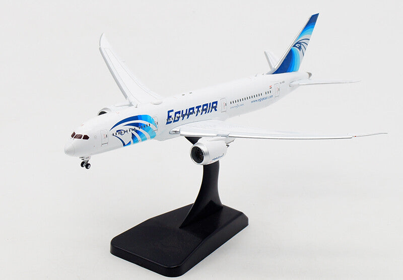 JC Wings EGYPTAIR for BOEING 787-9 SU-GER Flaps Down 1/400 diecast plane model