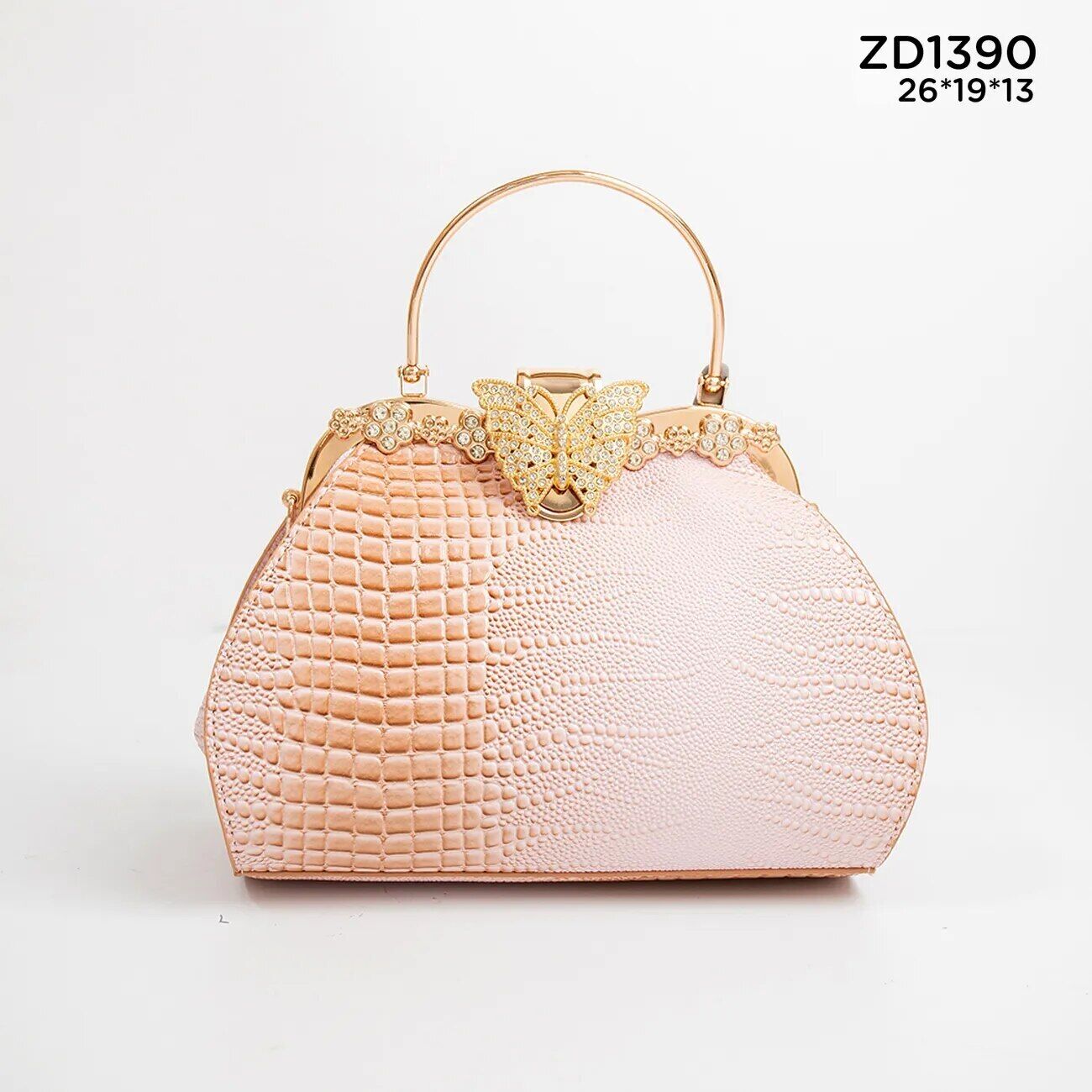 Trendy Banquet Evening Bag Metal Gold Wire Chain Ladies Dinner Bag
