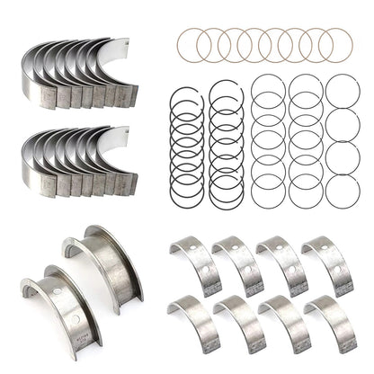 Durable Main & Rod Bearings w/ Piston Rings 99-16 for CHEVY for GM LS Gen III IV