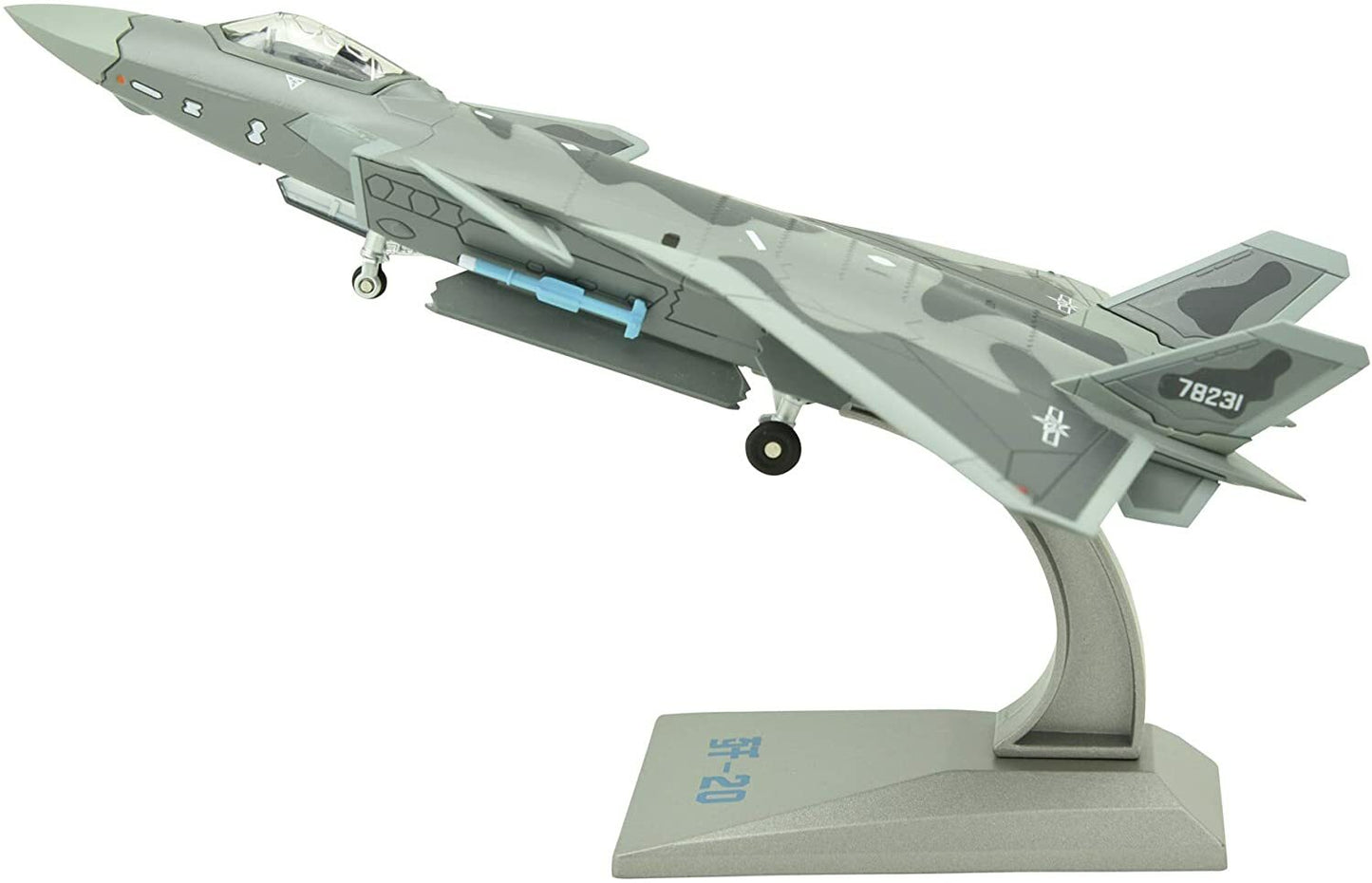 1:100 China Chengdu J-20,Fighter Metal Diecast Plane Model,Chinese Air Force