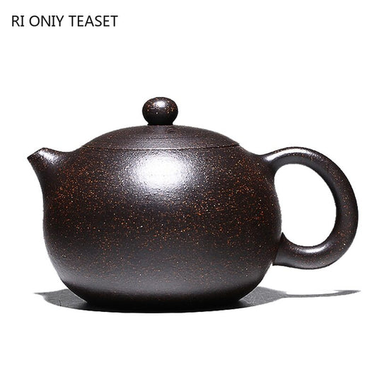 200ml Yixing Purple Clay Teapot Famous Handmade Ball Hole Filter Xishi Tea Pot