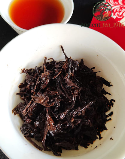 144g Menghai Ripe Tea Brick Small Square Brick Ripe Tea Pu'er
