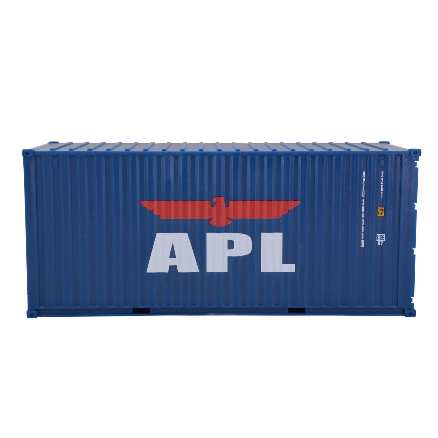 1:35 APL 20GP Shipping Container Model Plastic Office Home Decorate Toy