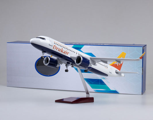47CM 1:80 Drukair AIRBUS A320neo Airplane Landing Gears Resin Aircraft Model