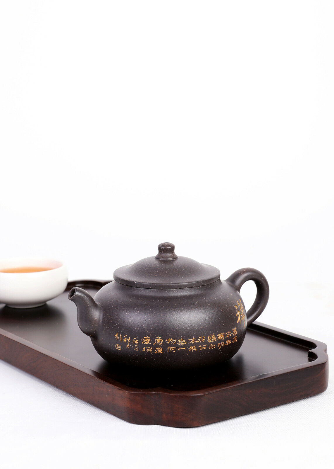 220cc China Yixing Handmade Purple Sand Purple Clay Teapot WoChan Hu Teapot-