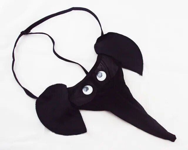 New G-string Sexy hombres diseño de elefante Calzoncillos elástico Tanga hombres