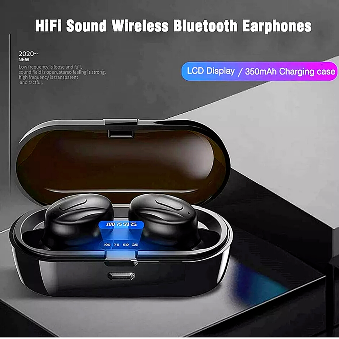 Mini Bluetooth 5.0 Wireless Headset TWS Earphones Stereo Headphones Earbuds