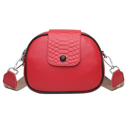 Crossbody Handbags Genuine Leather Shell Vintage Shoulder Sling Purse 20*16*8 CM