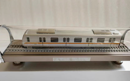 1:68 43CM Chengdu Metro Line 2 Passenger Car Trains Vehicle Diecast Model