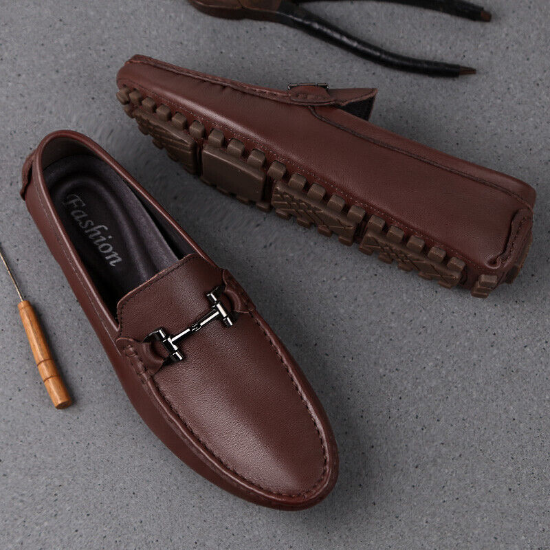 Man Shoes Leather Genuine Summer Mens Shoes Leather Loafer Shoes Men Male