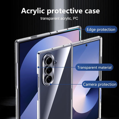 for Samsung Galaxy Z Fold 7 Case Clear,Galaxy Z Fold 7 Case with Screen Protecto