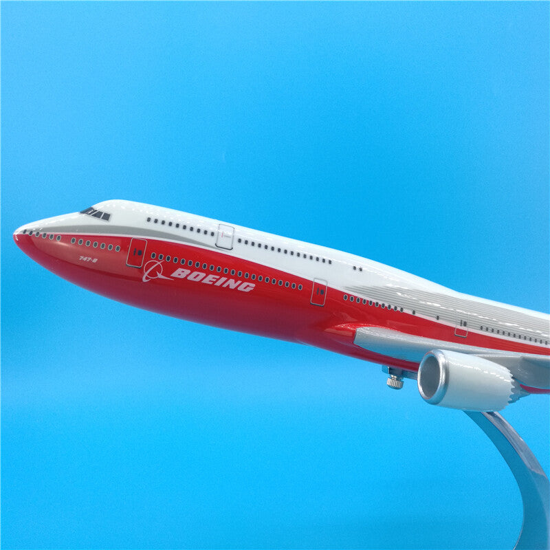 47CM BOEING 747-8 N6067E Passenger Plane Airplane Resin Aircrarft Model