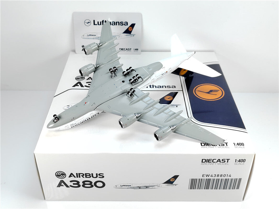 1:400 JC Wings Lufthansa AIRBLUS A380 Passenger Airplane Diecast Aircraft Model