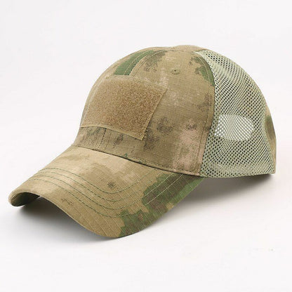 Tactical Hat Camouflage Sunscreen Outdoor Sport Hunting Camping Hiking Cap Brown