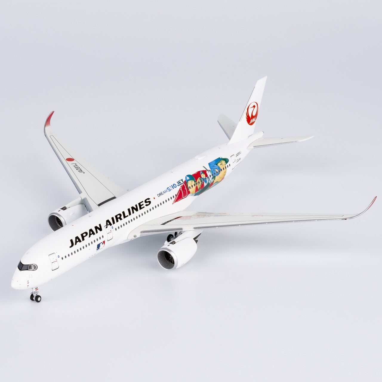 1:400 NGmodels Japan Airlines Airbus A350-900 Passenger Airplane Diecast Model