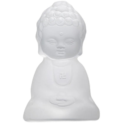 8.5cm Glass Rulai Buddha Tea Pet Ornament Statue Kung Fu Tea Tray Accessories