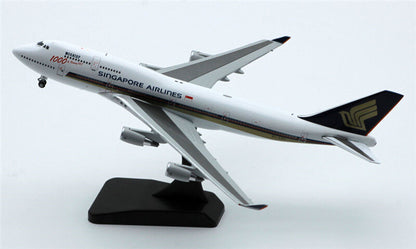 JC Wings Singapore Airlines FOR BOEING B747-400 9V-SMU 1000th 1/400 Plane Model