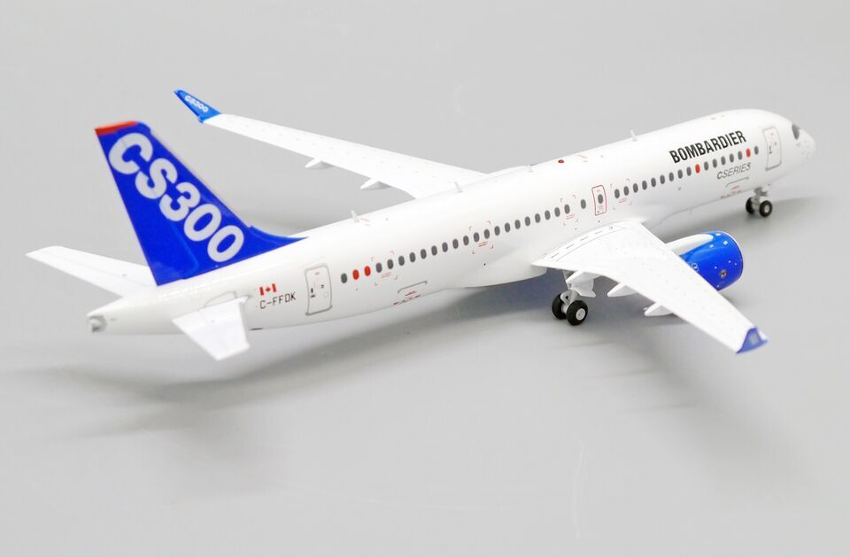 1:200 JC Wings Bombardier CS300 Passenger Airplane Diecast Aircraft Plane Model
