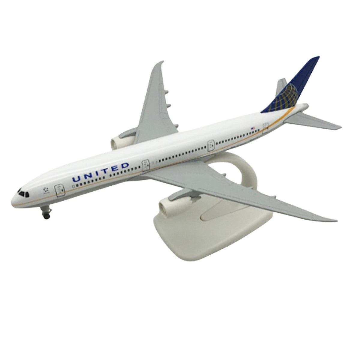 UNITED AIRLINES B787 Plane Display 20cm Simulation Diecast Alloy Model Airplane