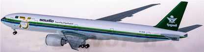 1:200 37CM Hogan Saudia BOEING 777-300ER Passenger Airplane ABS Plastic Model