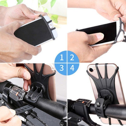 Scooter Phone Holder Rotational Handlebar GPS Silicone Scooter Part Accessories