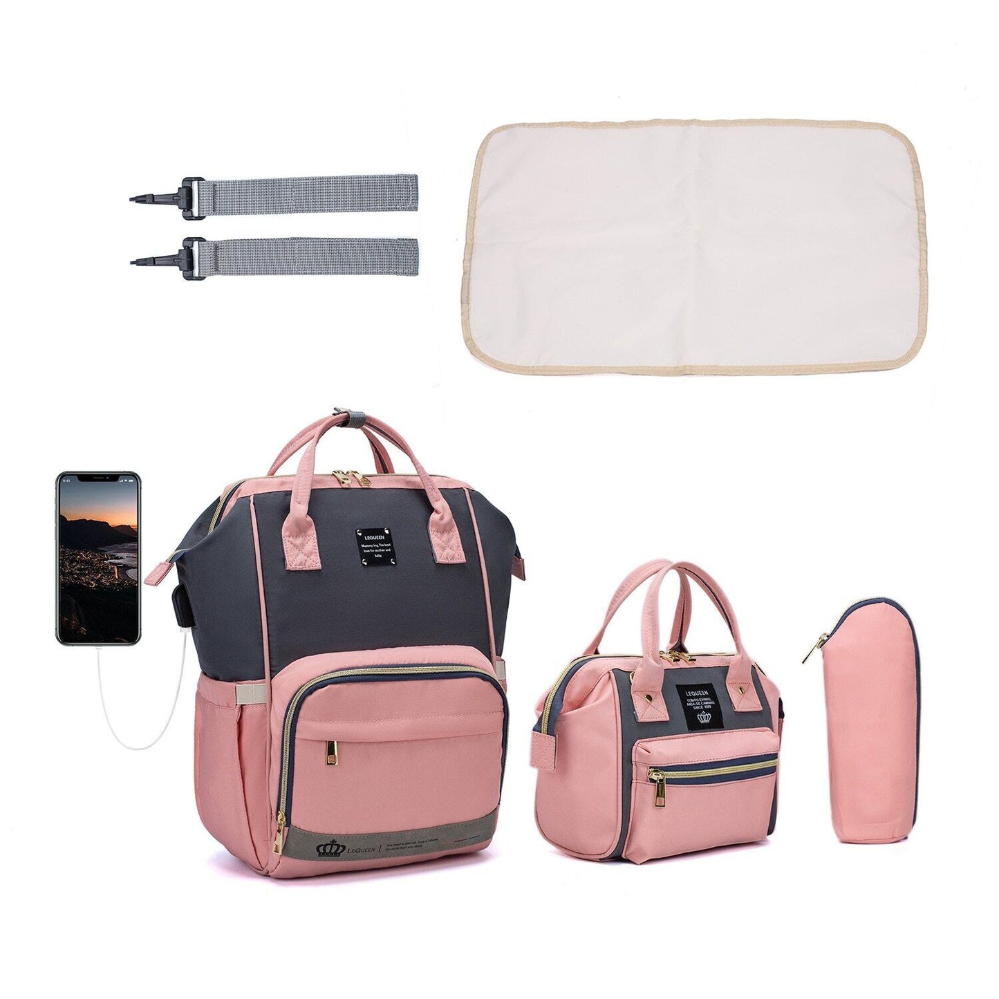 Diaper Bag Backpack Maternity Bag Baby Diaper Bags Mummy Travel Bag Stroller