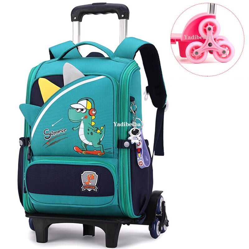 School Bag Wheels School Trolley Backpack Girls Wheeled Backpack School Bags