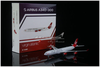1:400 Phoenix Virgin Atlantic AIRBUS A340-300 Passenger Airplane Diecast Model