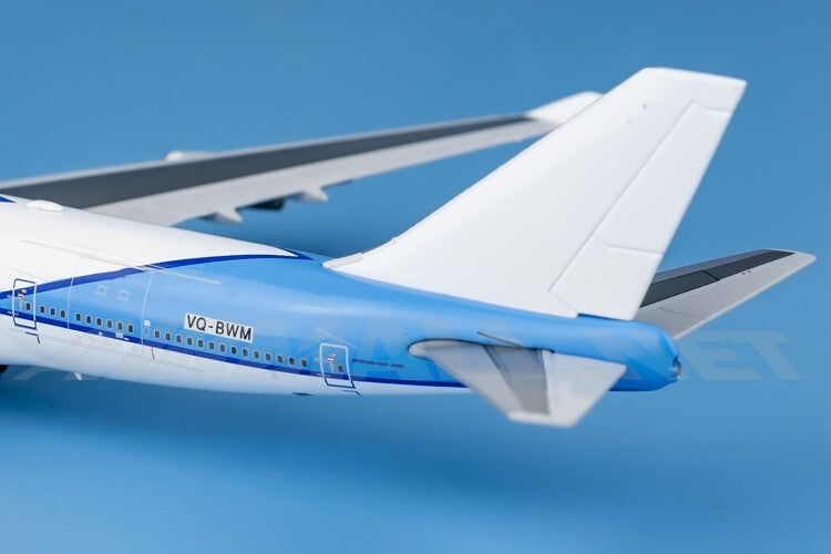 1:400 JC Wings JetOneX B747-400 VQ-BWM Longtail Livery Diecast Aircraft Model