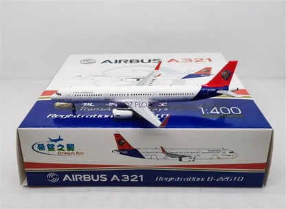 Dream Air TransAsia Airways for Airbus A321 B-22610 1:400 plane Pre-built Model