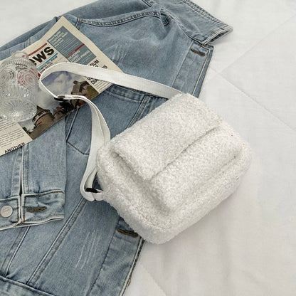 Shoulder Bag Vintage Wool Small Chain Crossbody Bag Traveling Shopping S/M/L 1PC