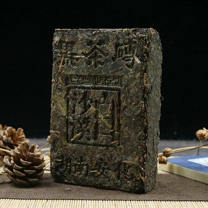 2016 Bai Sha Xi Dark Tea Black Brick 400g Ancient Tree Health Anhua Dark Tea