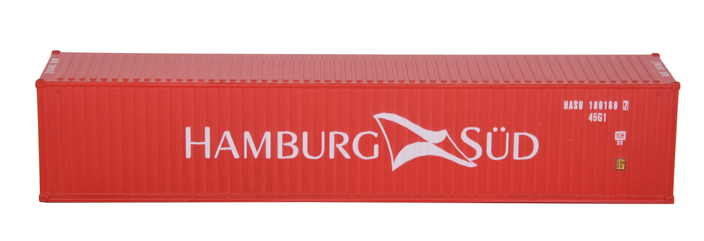 1:87 HAMBURG SUD 40GP Metal Shipping Container Model Toy Home Office Decor Gift