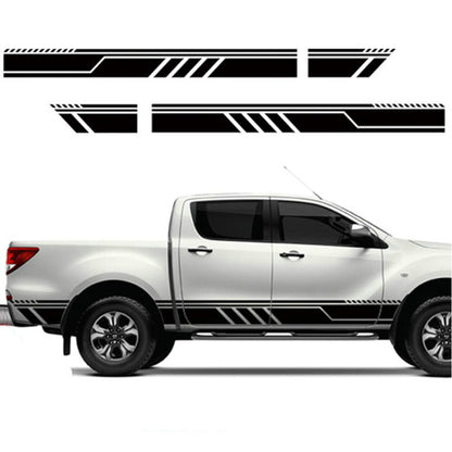 Graphics Racing Stripe Car Sticker For All Models Side Door Bumper Decal Custom
