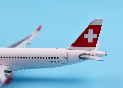 JC Wings Swiss Airbus A320NEO HB-JDB 1/400 diecast plane model aircraft