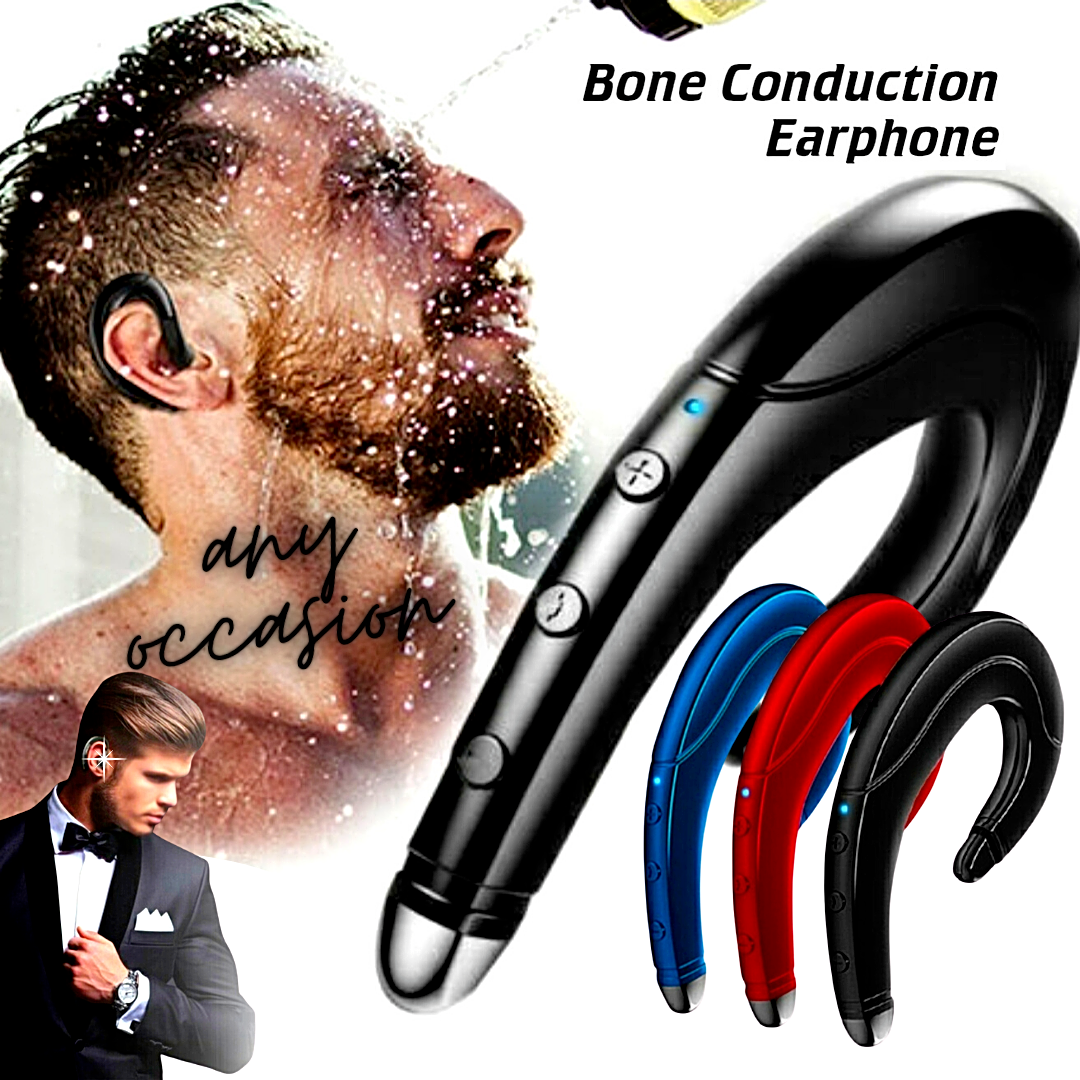 Wireless Bluetooth 5.0 Earpiece Driving Trucker Headset Earbuds Noise Cancelling