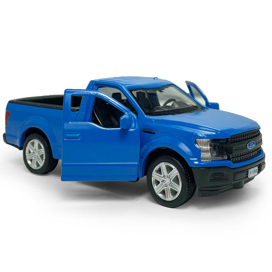 1:36 Ford F-150 Pickup Truck Model Car Diecast Alloy Toy Vehicle Kids Toys Blue