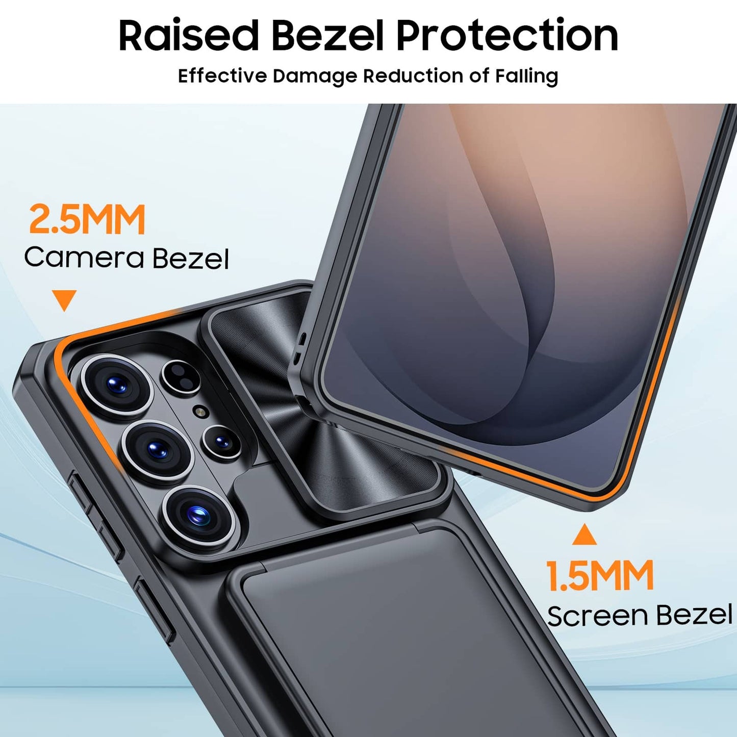 Wallet Case for Samsung Galaxy S26 Ultra/S26 Plus/S26 Card Holder Slide Camera
