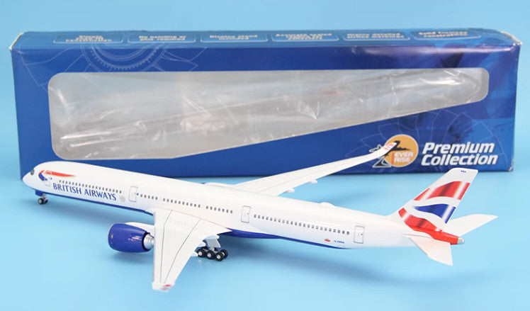 1:200 37CM RISESOON BRITISH AIRWAYS AIRBUS A350-1000 Airplane ABS Plastic Model