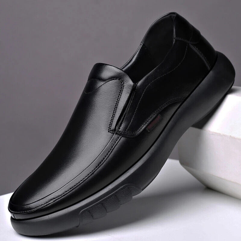 Men's Leather Shoes Loafers Man Casual Leather Shoes