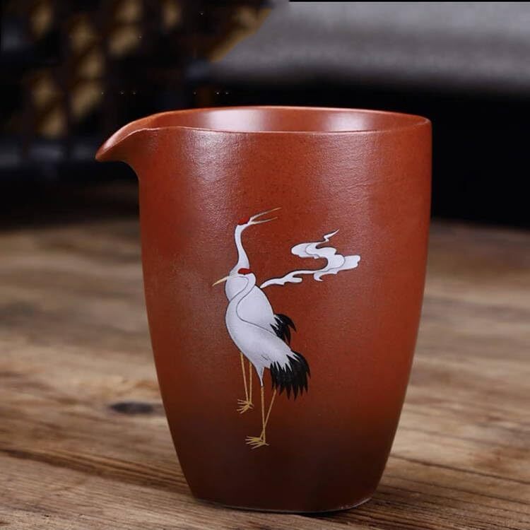 200ml Handmade Yixing Purple Clay Fair Cup Chinese Tea Sea Kung Fu Tea Set