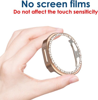 5-Pack Bling Case Compatible with Samsung Galaxy Watch 8 44Mm Smartwatch, Crysta