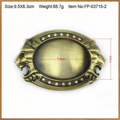 Men's Belts Buckle Zinc Alloy 4cm Width Loop Rectangle Jeans Fashion Accessories