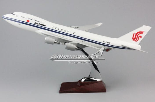40CM AIR CHINA BOEING 747-400 B-2468 Passenger Airplane Resin Aircrarft Model