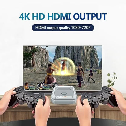 Portable Game Console for PS1/PSP,wireless controllers,mini 4K HD TV video game